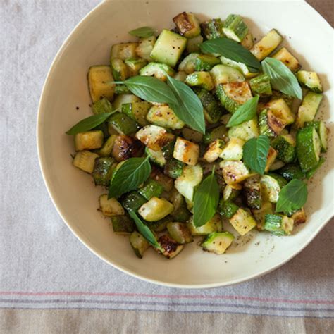 zucchini-with-basil-mint-and-honey-recipe-on-food52 image