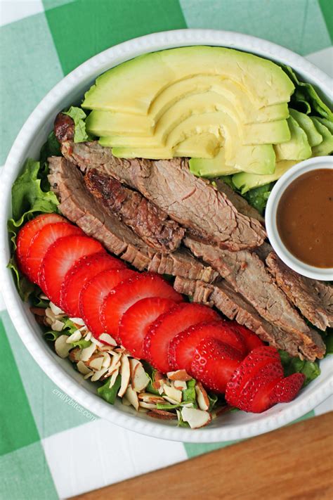 strawberry-steak-salad-emily-bites image