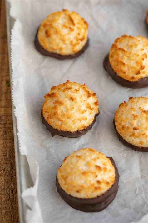 chocolate-dipped-coconut-macaroons-dinner-then image