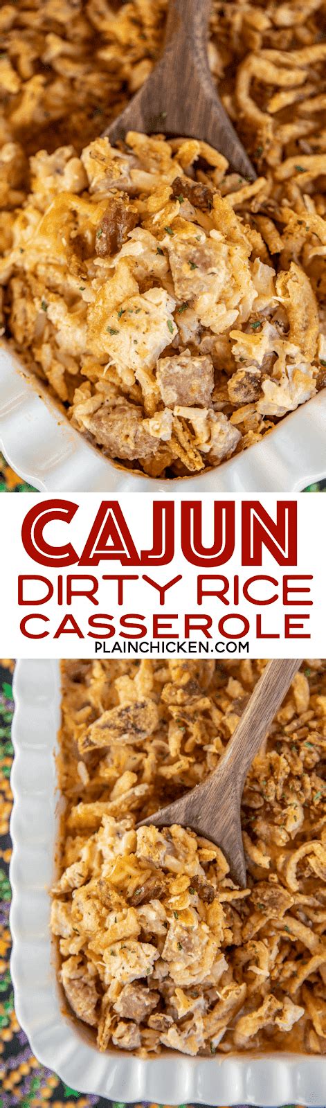 cajun-dirty-rice-casserole-plain-chicken image