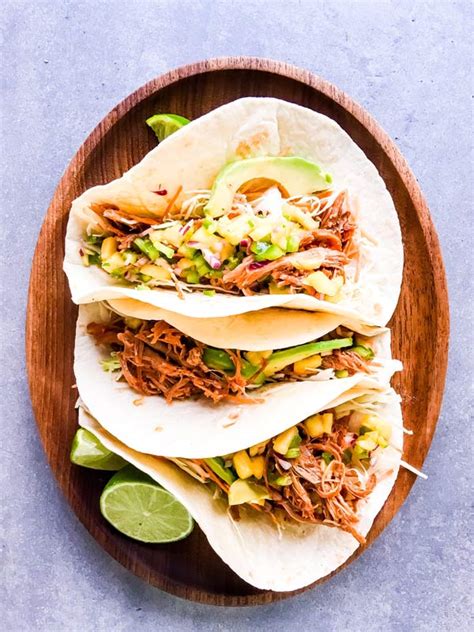 slow-cooker-pineapple-bbq-pulled-pork-recipe-savory image