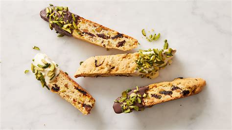 chocolate-dipped-cherry-pistachio-biscotti image