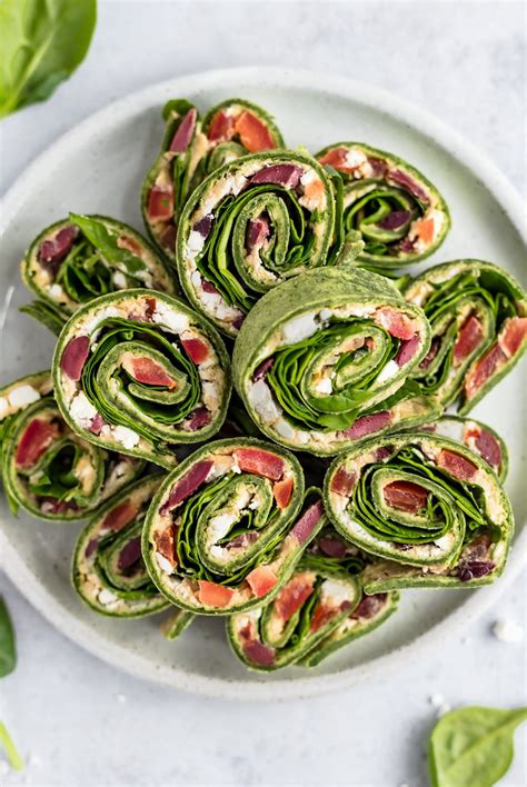 easy-greek-salad-pinwheels-vegetarian-ambitious image