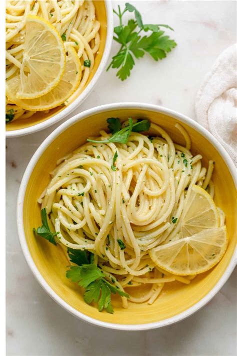 lemon-pasta-recipe-no-butter-or-cream-feelgoodfoodie image