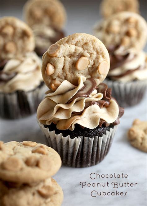 chocolate-peanut-butter-cupcakes-bakerella image