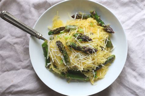 lemon-asparagus-spaghetti-squash-recipe-on-food52 image