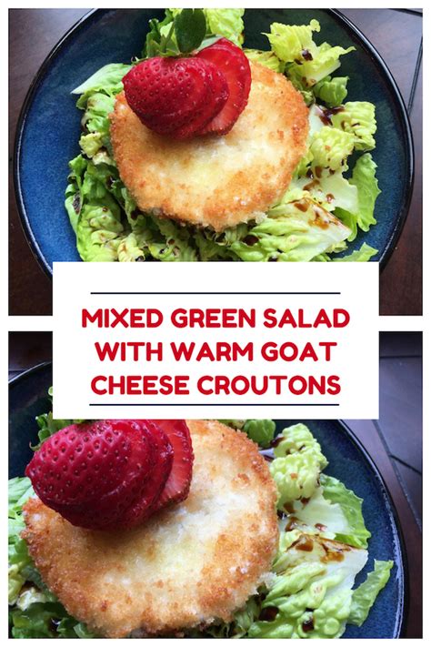 mixed-green-salad-with-warm-goat-cheese-croutons image