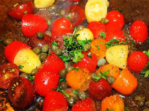 sauted-cherry-tomatoes-with-garlic-and-herbs image