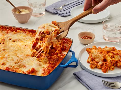 easy-baked-ziti-with-mozzarella-cheese-prego-pasta image