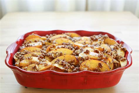 peaches-and-cream-french-toast-casserole-barefeet image
