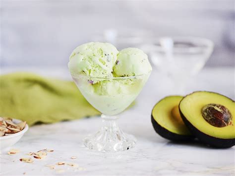 avocado-ice-cream-with-almond-milk-the-inspired image