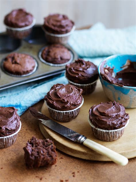 chocolate-zucchini-cupcakes-louise-keats image