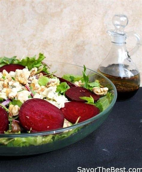 green-salad-with-roasted-beets-savor-the-best image