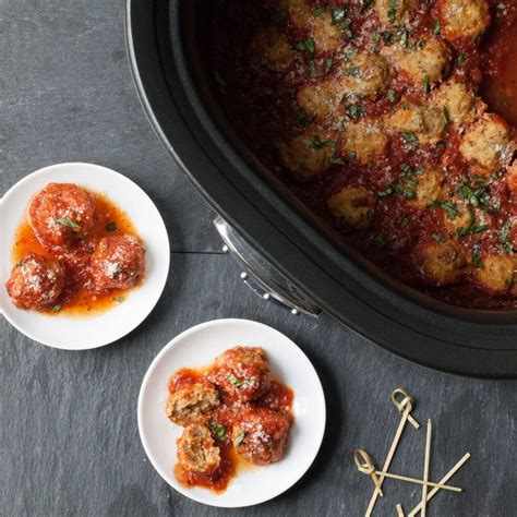 slow-cooker-chicken-parmesan-meatballs-eatingwell image