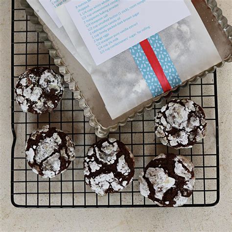 chocolate-snowcap-cookies-recipe-eatingwell image