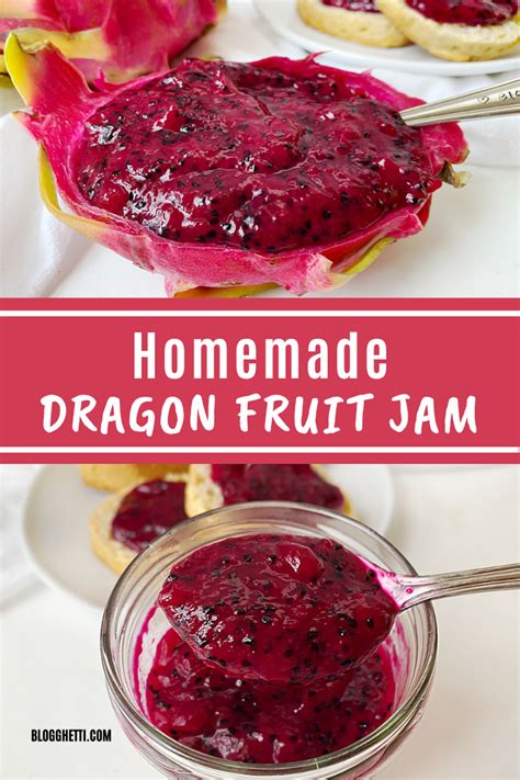 how-to-make-homemade-dragon-fruit-jam-blogghetti image