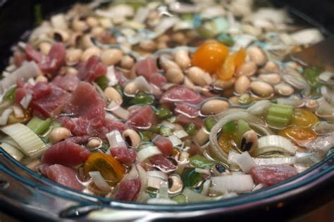 black-eyed-peas-with-country-ham-coconut-lime image