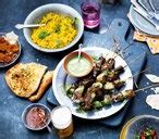 kashmiri-lamb-kebabs-with-herb-sauce-tesco-real-food image