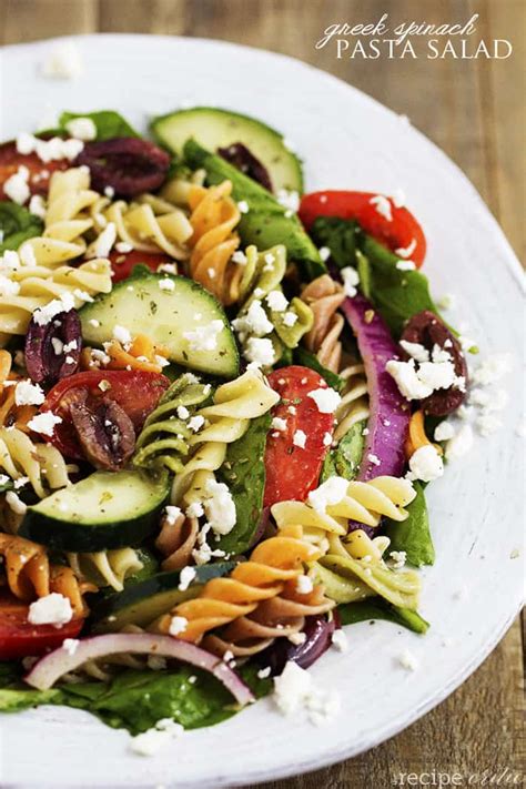 greek-spinach-pasta-salad-the-recipe-critic image