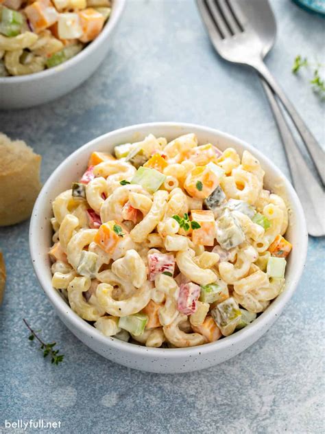 the-best-macaroni-salad-with-egg-recipe-l-belly-full image