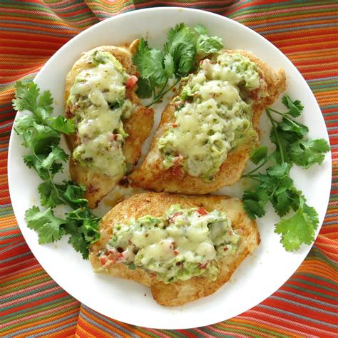 guacamole-chicken-melts-low-carb-skillet image