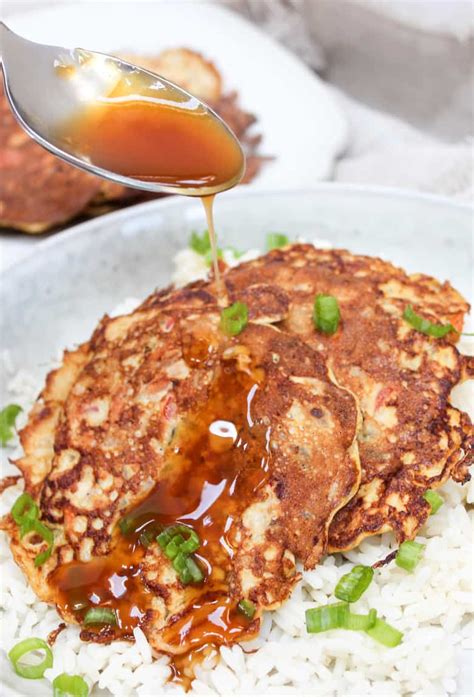 easy-vegetable-egg-foo-young-recipe-with-gravy image