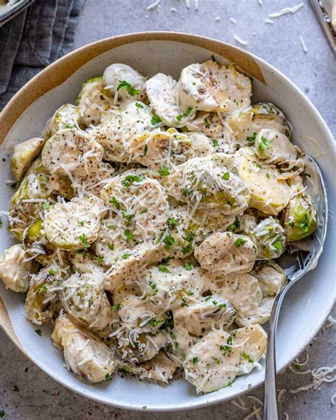creamy-garlic-parmesan-brussel-sprouts-healthy-fitness image