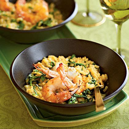 pan-seared-shrimp-and-arugula-risotto image