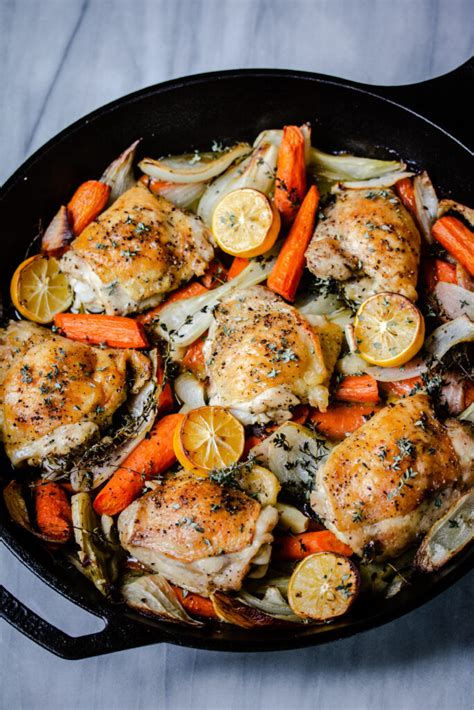 roast-chicken-thighs-with-carrots-and-fennel-live image