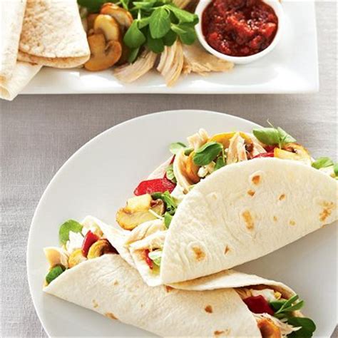 chicken-mushroom-and-goat-cheese-wraps image