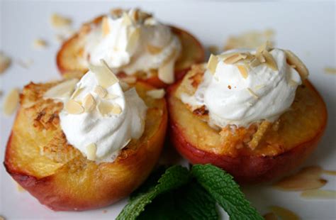 almond-stuffed-peaches-italian-food-forever image