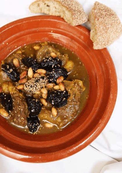 beef-tagine-with-prunes-and-almonds-marrakech-riad image