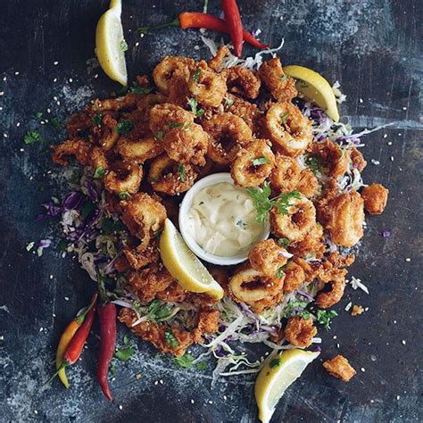 fried-calamari-with-lemon-aioli-by-theforkbite-the image