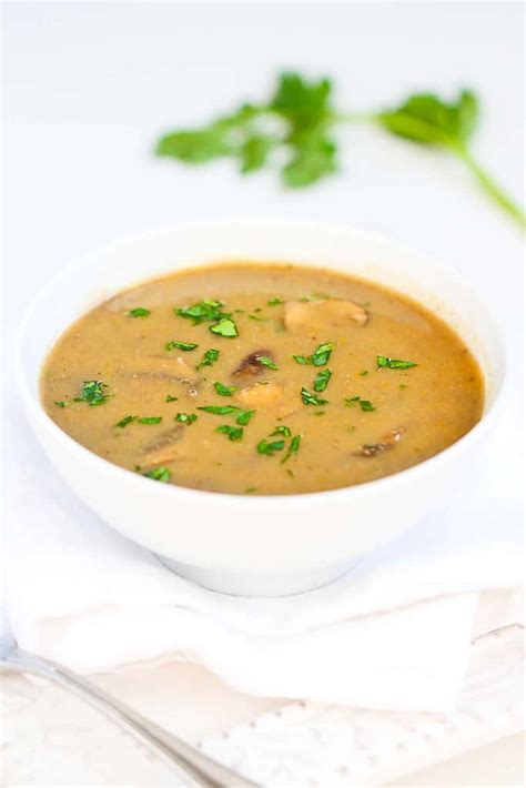 vegan-curry-cream-of-mushroom-soup image