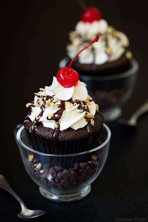 hot-fudge-sundae-cupcakes-cooking-classy image