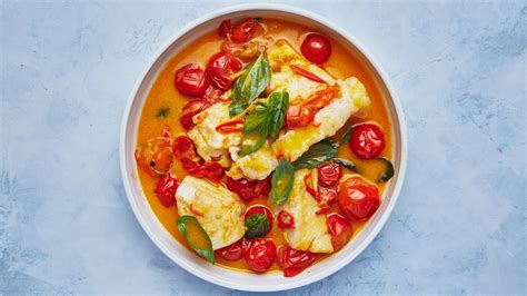 poached-cod-in-tomato-curry-recipe-bon-apptit image