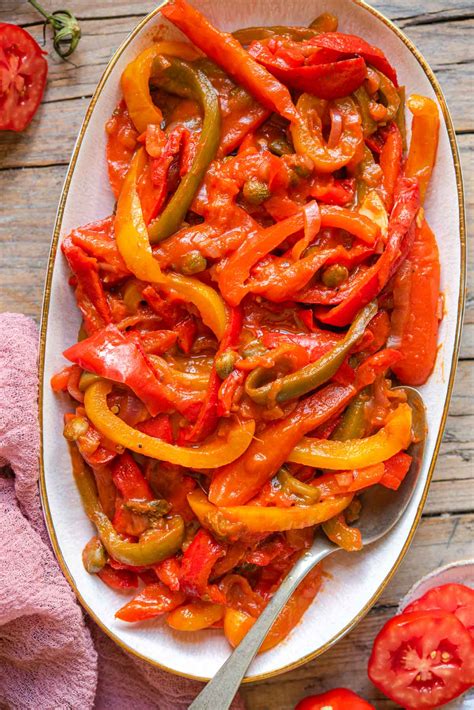 la-peperonata-bell-peppers-in-tomato-sauce image