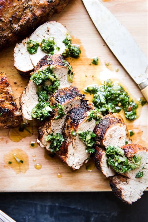 grilled-pork-tenderloin-with-chimichurri-the-modern image
