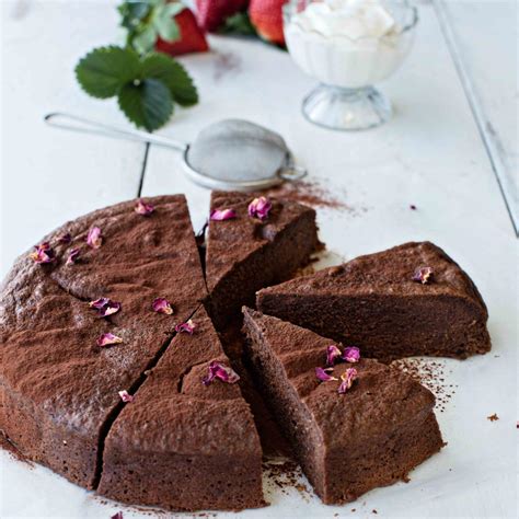 flourless-chocolate-torte-with-prunes image