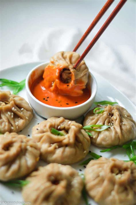 instant-pot-steamed-dumplings-momo-my-dainty image