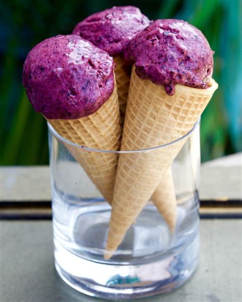 3-ingredient-no-churn-blueberry-coconut-ice-cream image