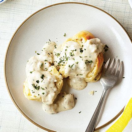 buttermilk-biscuits-with-country-sausage-gravy image