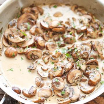easy-creamy-mushrooms-damn-delicious image