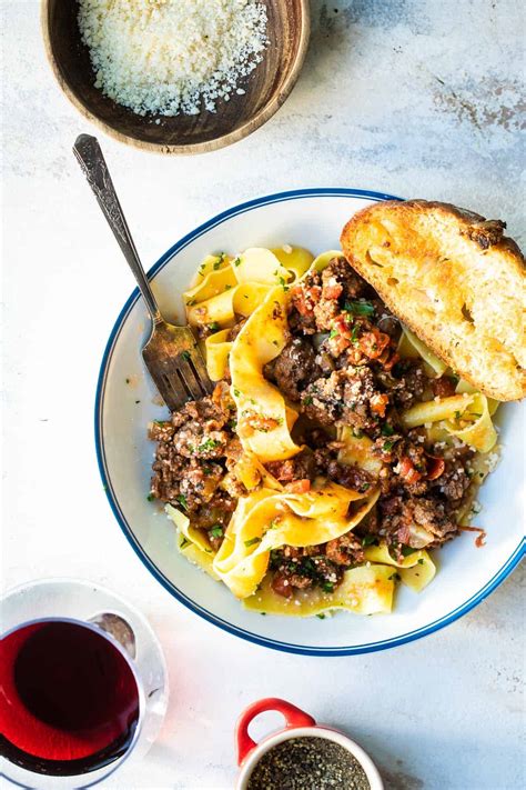 slow-cooked-beef-ragu-pappardelle-foodness-gracious image