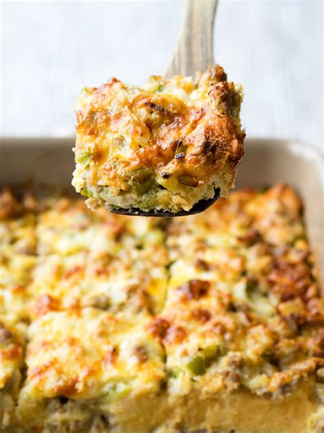 best-sausage-and-egg-breakfast-casserole-make-ahead-the image