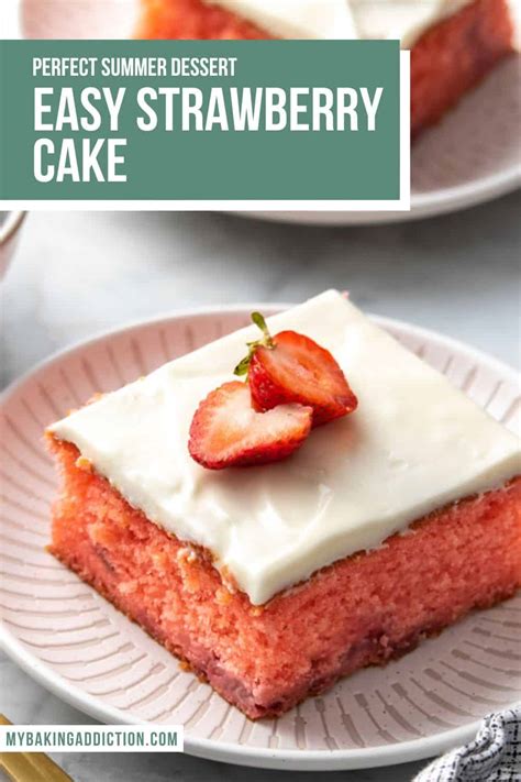easy-strawberry-cake-my-baking-addiction image