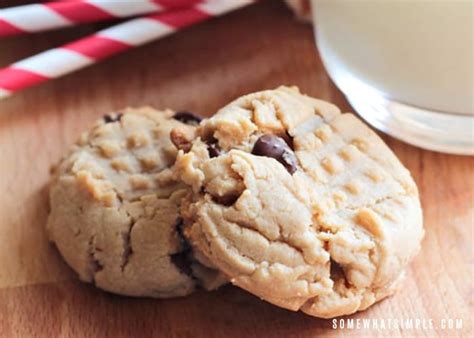 easy-peanut-butter-chocolate-chip-cookies-somewhat image
