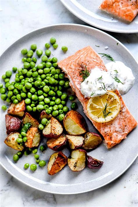 oven-baked-salmon-with-creme-fraiche-foodiecrush image