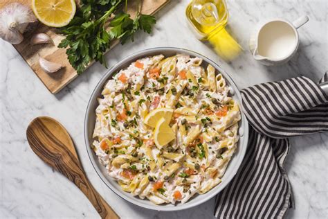 penne-with-smoked-salmon-and-cream-cheese image