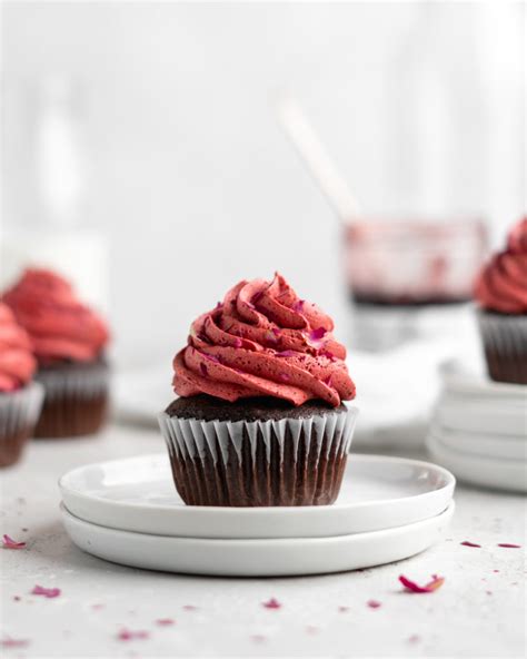 chocolate-cherry-filled-cupcakes-food-duchess image